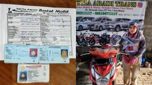 rental motor beat terdekat