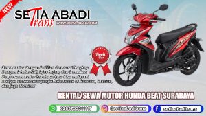 Sewa Motor Honda Beat Surabaya