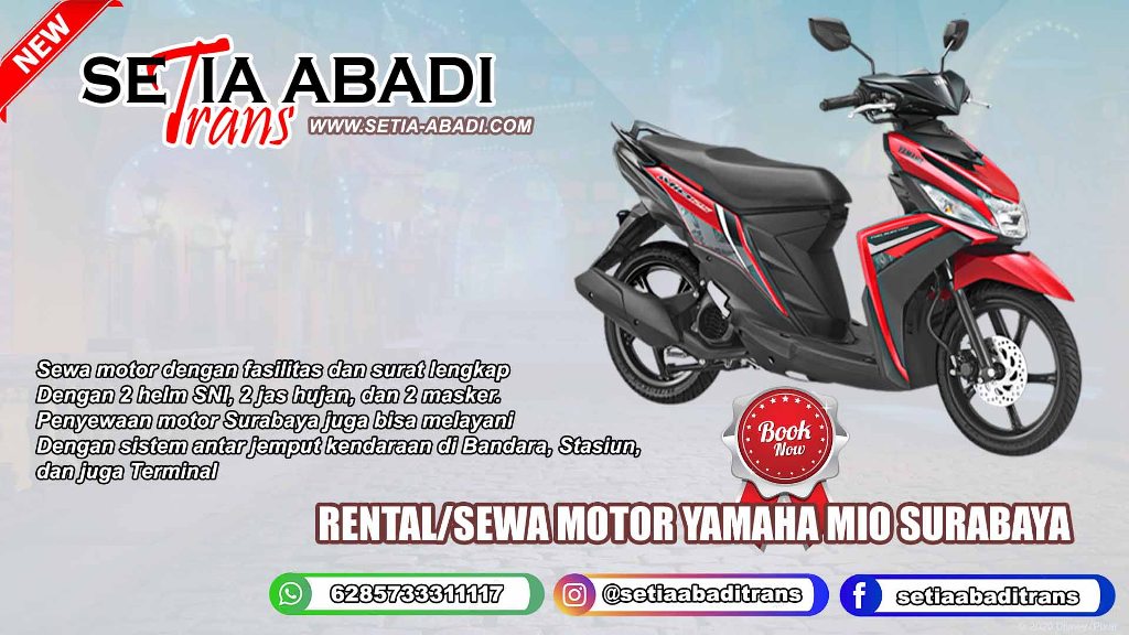 Sewa Motor Yamaha Mio Surabaya