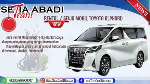 Rental Mobil Toyota Alphard