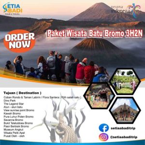 Paket Wisata Batu Bromo 3 Hari 2 Malam