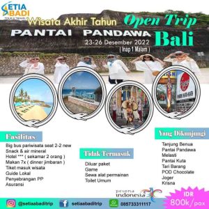 Open Trip Bali Wisata Akhir Tahun 2022