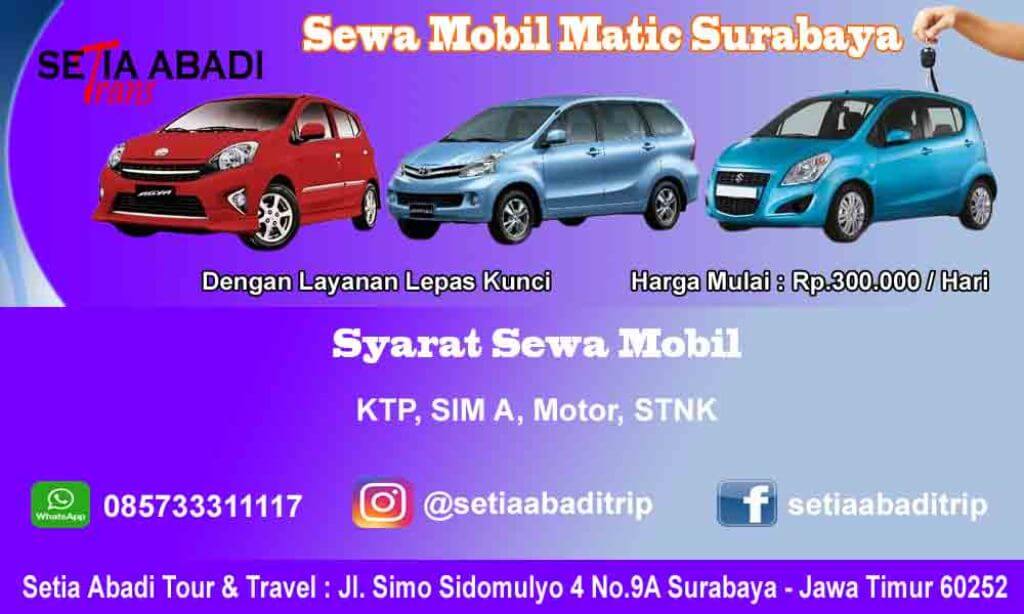 Sewa Mobil Matic Surabaya