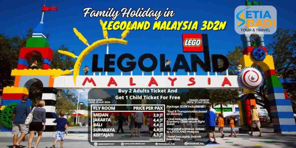 Paket Tour Legoland Malaysia 3D2N