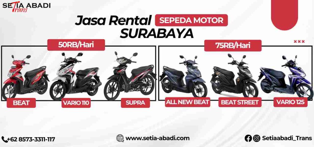 Jasa Rental Motor Surabaya