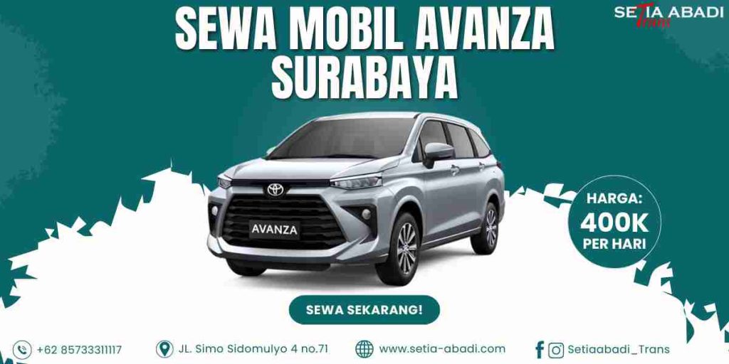 Sewa Mobil Avanza Surabaya