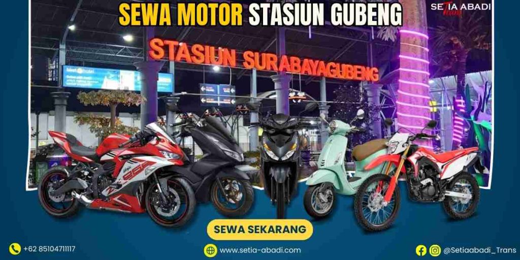 Sewa Motor Stasiun Gubeng Surabaya