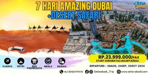 Paket Tour Dubai & Desert Safari 7 Hari