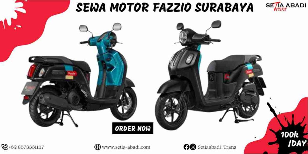 Sewa Motor Fazzio Surabaya