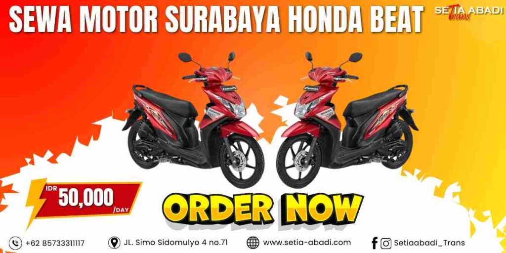 Sewa Motor Surabaya Honda Beat