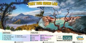 Paket Tour Bromo Ijen 3 Hari 2 Malam