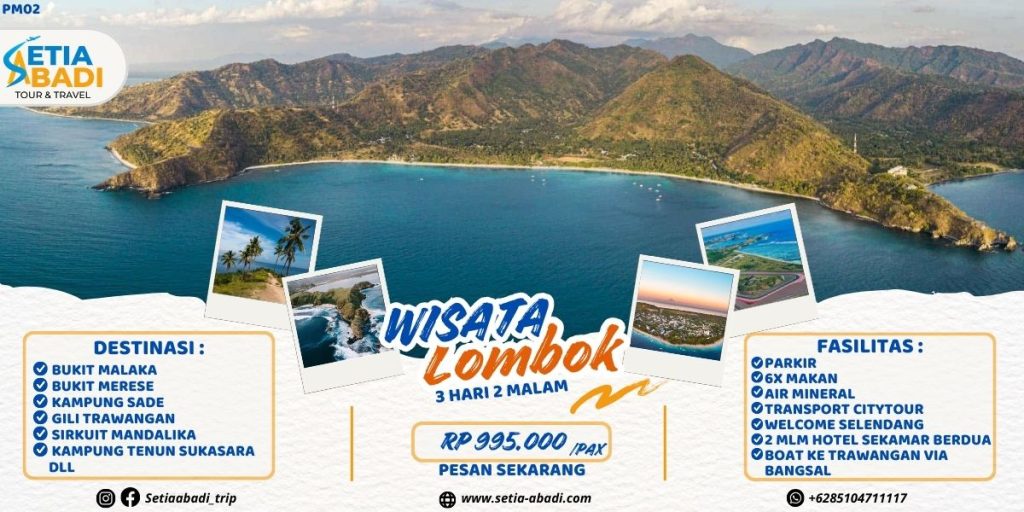 Wisata Lombok 3 Hari 2 Malam