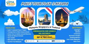 Paket Tour 7D6N 3 Negara
